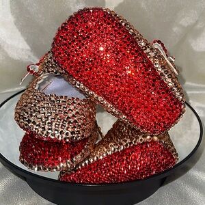Rhinestones baby red bottom